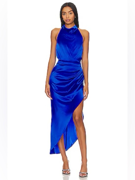 Elliatt Dresses & Skirts - Elliatt XS Royal Blue Picturesque Halterneck Dress